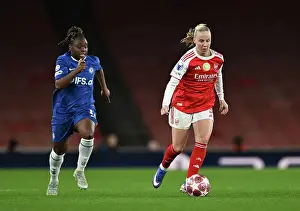 Arsenal Women V Chelsea Women - Champ Lge 2026 Prints: Arsenal v Chelsea - UEFA Women's Champions League 2025/26 Quarter-finals First Leg Arsenal v Chelsea - UEFA