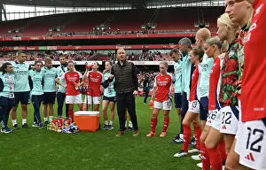 Arsenal v Manchester City - Barclays Women's Super League LONDON, ENGLAND - SEPTEMBER 22: Jonas Eidevall manager of Arsenal during the Barclays Women's Super League match between Arsenal