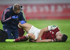 Arsenal v Manchester City - Carabao Cup Quarterfinals: Gabriel Martinelli Receives Treatment