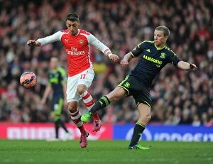 Arsenal v Middlesbrough - FA Cup 2014-15 Collection: Arsenal v Middlesbrough - FA Cup Fifth Round