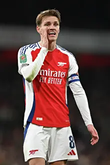 Arsenal V Newcastle United - Carabao Cup 2024-25 Prints: Arsenal v Newcastle United - Carabao Cup Semi Final First Leg
