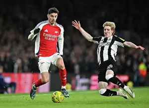 Arsenal V Newcastle United - Carabao Cup 2024-25 Prints: Arsenal v Newcastle United - Carabao Cup Semi Final First Leg