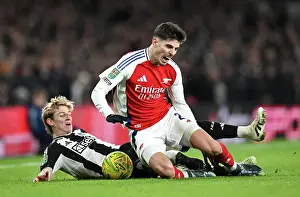 Arsenal V Newcastle United - Carabao Cup 2024-25 Prints: Arsenal v Newcastle United - Carabao Cup Semi Final First Leg