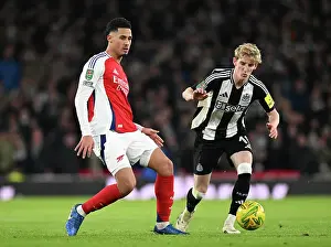 Arsenal V Newcastle United - Carabao Cup 2024-25 Prints: Arsenal v Newcastle United - Carabao Cup Semi Final First Leg