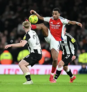 Arsenal V Newcastle United - Carabao Cup 2024-25 Prints: Arsenal v Newcastle United - Carabao Cup Semi Final First Leg