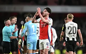 Arsenal V Newcastle United - Carabao Cup 2024-25 Prints: Arsenal v Newcastle United - Carabao Cup Semi Final First Leg