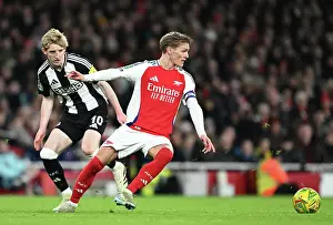 Arsenal V Newcastle United - Carabao Cup 2024-25 Prints: Arsenal v Newcastle United - Carabao Cup Semi Final First Leg