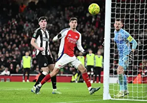 Arsenal V Newcastle United - Carabao Cup 2024-25 Prints: Arsenal v Newcastle United - Carabao Cup Semi Final First Leg