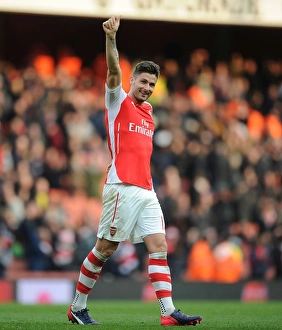 Arsenal v West Ham United 2014/15 Collection: Arsenal v West Ham United - Premier League
