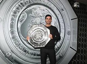 Arsenal Victorious: Mikel Arteta Celebrates FA Community Shield Win Against Liverpool