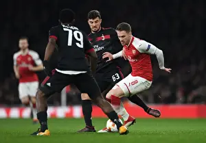 Arsenal V AC Milan 2017-18 Prints: Arsenal vs AC Milan: Ramsey Stands Firm Against Cutrone and Kessie in Europa League Showdown