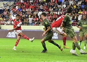 Arsenal v AC Milan 2022-23 Collection: Arsenal vs AC Milan: Reiss Nelson Scores in Dubai Super Cup Showdown (2022-23)