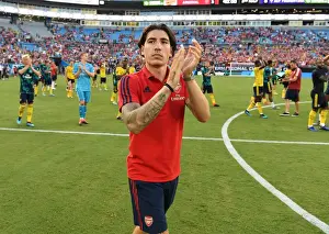 Arsenal vs. ACF Fiorentina: Hector Bellerin in Action at 2019 International Champions Cup, Charlotte