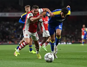 Arsenal V AFC Wimbledon 2021-22 Prints: Arsenal vs AFC Wimbledon: Carabao Cup Clash at Emirates Stadium