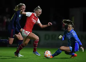 Arsenal Women V Ajax Women 2022-23 Prints: Arsenal vs Ajax: Battle of Stars in Women's Football - Blackstenius vs Kop