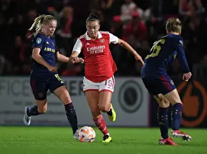 Arsenal Women V Ajax Women 2022-23 Prints: Arsenal vs. Ajax: A Champions League Showdown - Caitlin Foord vs