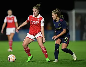 Arsenal Women V Ajax Women 2022-23 Prints: Arsenal vs Ajax: Williamson vs Pelova - Women's Champions League Showdown