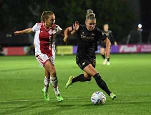 Ajax Women v Arsenal Women 2022-23 Collection: Arsenal vs. Ajax Women: UEFA Champions League Second Qualifying Round Clash