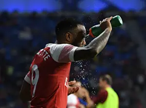 Al-Nasr Dubai SC V Arsenal 2018-19 Prints: Arsenal vs Al-Nasr Dubai SC: A Friendly Encounter at Al Maktoum Stadium (2018-19)