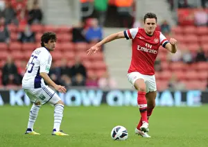 Arsenal V Anderlecht 2012-13 - Pre Season Prints: Arsenal vs Anderlecht: Carl Jenkinson in Action at the 2012-13 Pre-Season Match