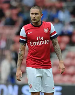 Arsenal vs. Anderlecht: Henri Lansbury in Pre-Season Action (Markus Liebherr Memorial Cup, 2012)