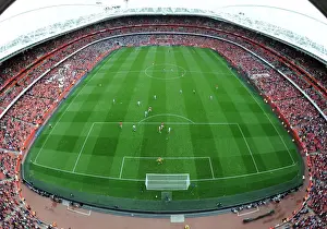 Arsenal V Aston Villa 2013-14 Prints: Arsenal vs Aston Villa: 2013-14 Premier League Clash at Emirates Stadium