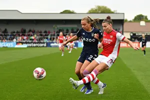 Arsenal Women V Aston Villa 2021-22 Prints: Arsenal vs Aston Villa: Battle for Possession in FA WSL Clash