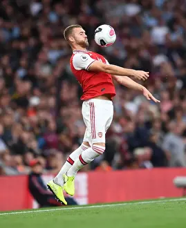 Arsenal vs Aston Villa: Calum Chambers in Action at the Emirates Stadium (Premier League 2019-20)