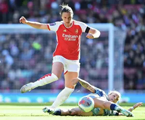 Arsenal V Aston Villa 2023-24 Prints: Arsenal vs Aston Villa: Clash at Emirates Stadium - Barclays Women's Super League 2023-24