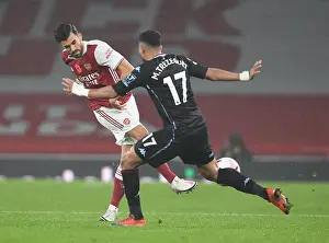Arsenal vs Aston Villa: Dani Ceballos Clashes with Trezeguet in Empty Emirates Stadium, Premier League 2020-21