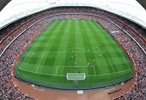 Arsenal V Aston Villa 2013-14 Prints: Arsenal vs Aston Villa: Premier League 2013-14 at Emirates Stadium