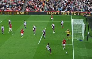 Arsenal V Aston Villa 2013-14 Prints: Arsenal vs Aston Villa: Premier League Clash at Emirates Stadium, 2013