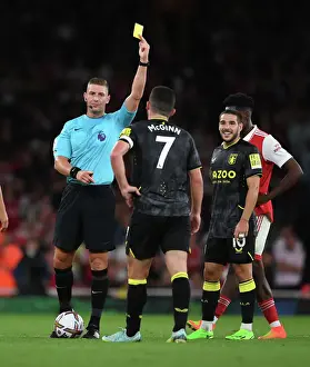 Arsenal vs Aston Villa: Referee Issues Yellow Card to John McGinn in 2022-23 Premier League Clash