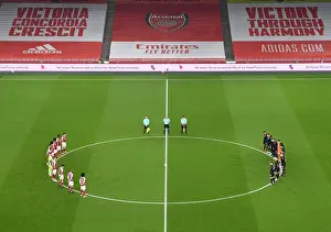Arsenal V Aston Villa 2020-21 Prints: Arsenal vs. Aston Villa: Rememberance Sunday Tribute in Premier League (2020-21)