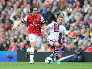 Arsenal vs. Aston Villa: Rosicky vs. Weimann - Premier League Clash, 2013