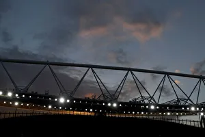 Arsenal vs Aston Villa: Sunset at the Emirates Stadium