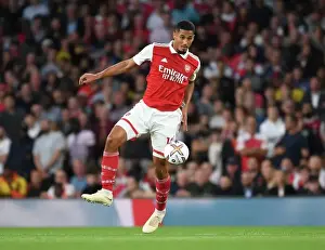 Arsenal vs Aston Villa: William Saliba in Action - Premier League 2022-23