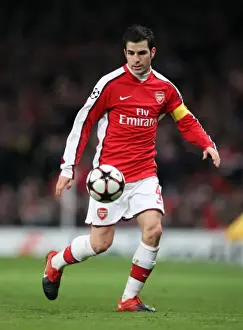 Arsenal V Barcelona 2009-10 Prints: Arsenal vs. Barcelona: Cesc Fabregas Epic Showdown in the UEFA Champions League Quarterfinals