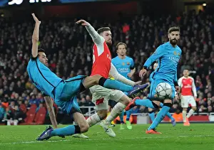 Arsenal V Barcelona 2015/16 Prints: Arsenal vs. Barcelona: Clash of Champions in the UEFA Champions League