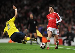 Arsenal V Barcelona 2009-10 Prints: Arsenal vs. Barcelona: Nasri vs