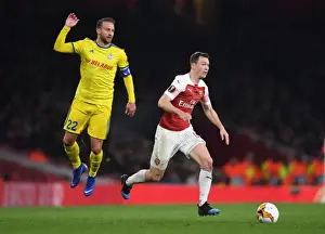 Arsenal vs BATE Borisov: Stephan Lichtsteiner Clashes with Igor Stasevich in Europa League Showdown