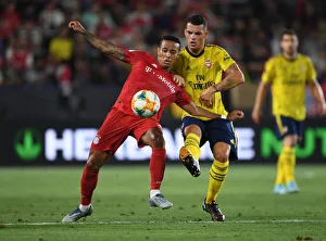 Arsenal V Bayern Munich 2019-20 Prints: Arsenal vs. Bayern Munich: Clash in the International Champions Cup (2019) - Battle at the Dignity Health Sports Park