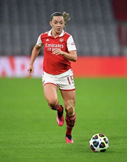Images Dated 21st March 2023: Arsenal vs. Bayern Munich: Battle in the UEFA Women's Champions League Quarter-Finals at Allianz