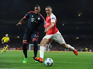 Arsenal V Bayern Munich 2015/16 Prints: Arsenal vs. Bayern Munich: Champions League Showdown (2015/16)