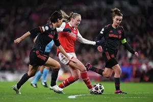 Arsenal Women V Bayern Munich Frauen 2022-23 Prints: Arsenal vs. Bayern Munich: A Champion's Showdown in the Women's UEFA Champions League Quarter-Finals