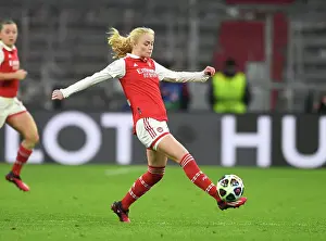 Bayern Munich V Arsenal Women 2022-23 Prints: Arsenal vs. Bayern Munich: A Champion's Showdown in the Women's UEFA Champions League Quarterfinals