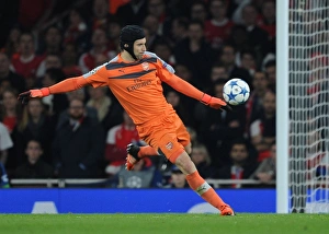 Arsenal V Bayern Munich 2015/16 Prints: Arsenal vs. Bayern Munich: Petr Cech in Action, UEFA Champions League 2015/16