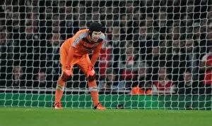 Images Dated 20th October 2015: Arsenal vs. Bayern Munich: Petr Cech's Battle at the Emirates, 2015/16 Champions League