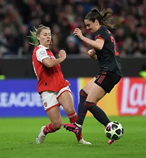 Bayern Munich V Arsenal Women 2022-23 Prints: Arsenal vs. Bayern Munich: A Quarter-Final Showdown in the UEFA Women's Champions League