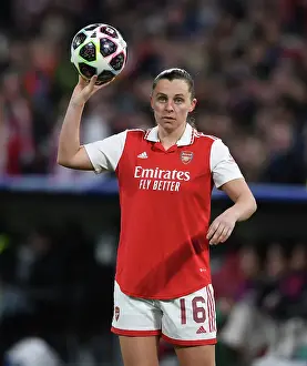 Bayern Munich V Arsenal Women 2022-23 Prints: Arsenal vs. Bayern Munich: A UEFA Women's Champions League Quarter-Final Battle in Munich